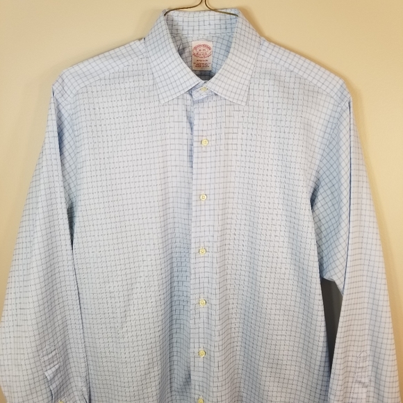 Brooks Brothers Madison Check Dress Shirt 16-35 - Picture 2 of 16